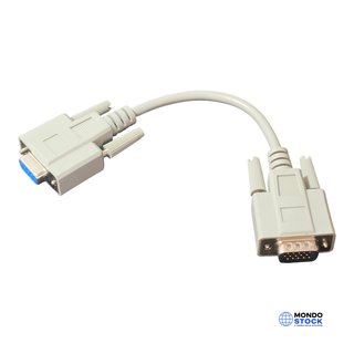 Cavo Adattatore VGA 20 cm 9 Pin a 15 Pin D9 HD15 S