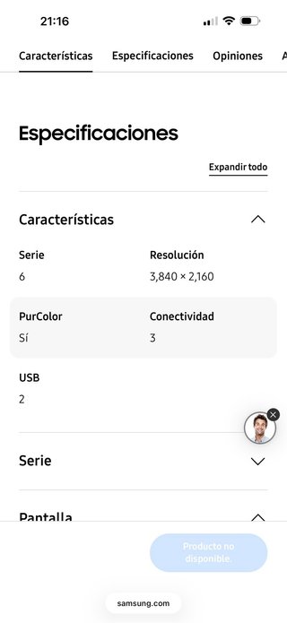 Televisor Samsung 50 UHD HDR Smart TV.