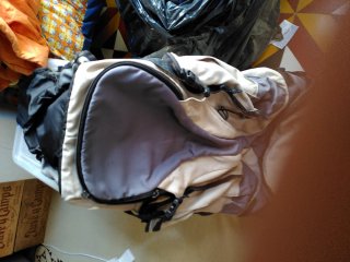Mochila Montaña Quechua 70L Beige/Gris