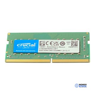 Crucial RAM DDR4 8GB 2400MHz CL17 SODIMM Memoria p