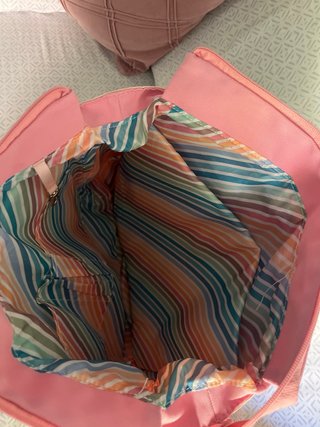 Mochila/Bolso Oxford Multicolor y Rosa