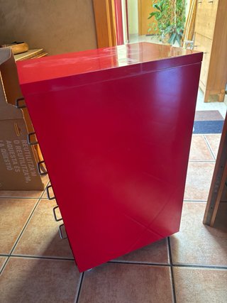 Cajonera Metálica Roja