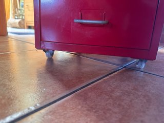 Cajonera Metálica Roja