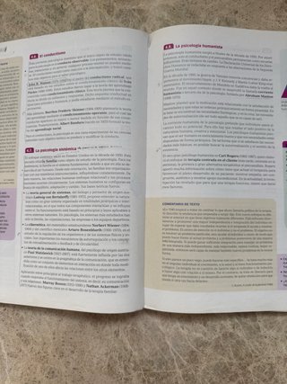 Psicología, Bachillerato 2 serie Comprende