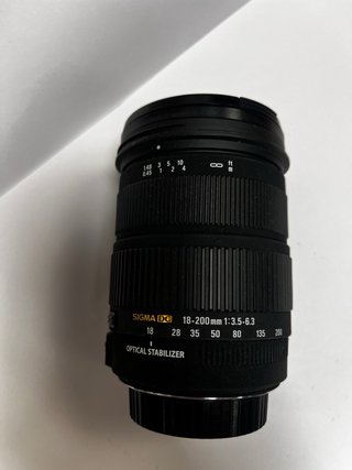 Objetivo Sigma DC 18-200mm para Canon EfS