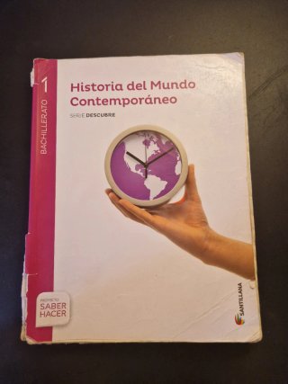 Historia del mundo contemporáneo, 1 bachillerato