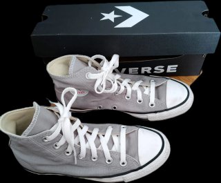 Converse grises talla 37.5