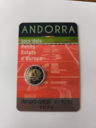 2 Monedas Conmemorativas 2€ Andorra 2025