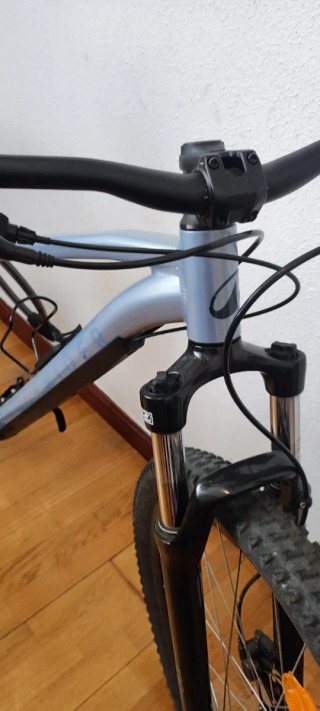 Bici de Montaña Rockrider Azul MTB alumínio 29"