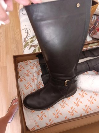 Botas de Piel KangaROOS Negras Talla 37