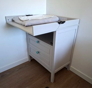 Cambiador Cómoda Gris Ikea Sundvik