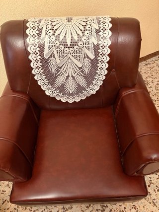 2 Sillones de Cuero Marrón