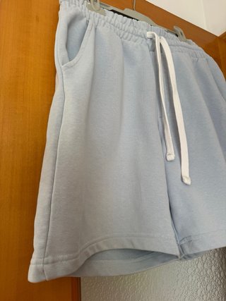 Pantalón corto Bershka Azul Talla M