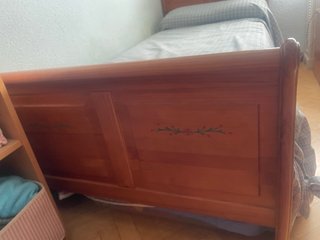 Dormitorio Juvenil completo 2 camas, armario, mesa