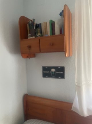Dormitorio Juvenil completo 2 camas, armario, mesa