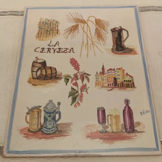 Azulejo decorativo La Cerveza