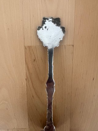 Cuchara Bautismal de Plata Antigua