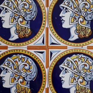 M12 AZULEJOS ANTIGUOS MODERNISTAS SOLDADO