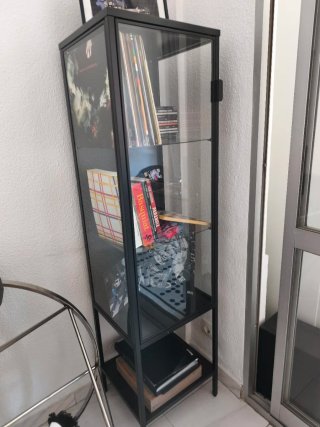 Vitrina Ikea Cristal Negra