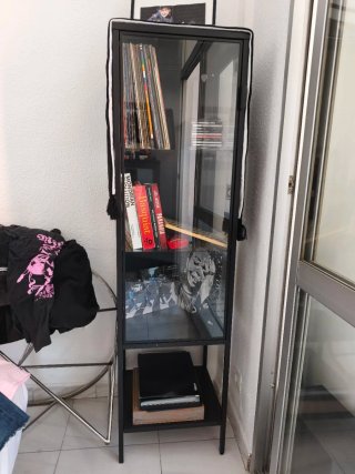 Vitrina Ikea Cristal Negra
