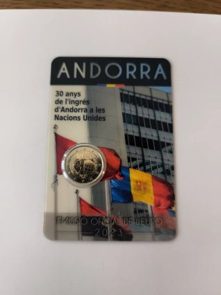 2 Monedas Conmemorativas 2€ Andorra 2023