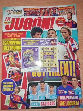 2 cromos conmemorativos + Revista Jugon 234