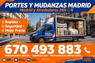 Servicio de Portes y Mudanzas en Madrid