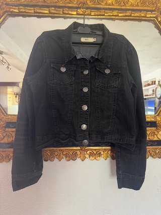 Chaqueta Vaquera Etam Negra Talla L