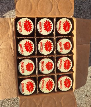 Antiche bottiglie Nescafé