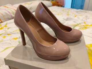 Zapatos de Tacón Nude talla 38