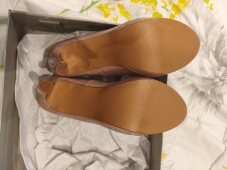 Zapatos de Tacón Nude talla 38