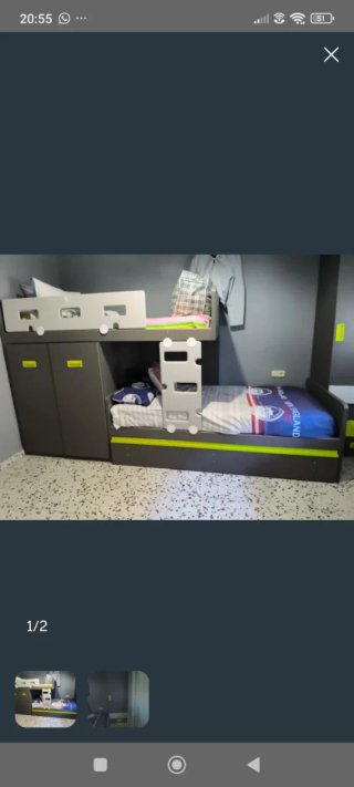 Dormitorio Juvenil con Literas