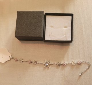 Set de Bisutería con Diseño de tulipan Acero lamin