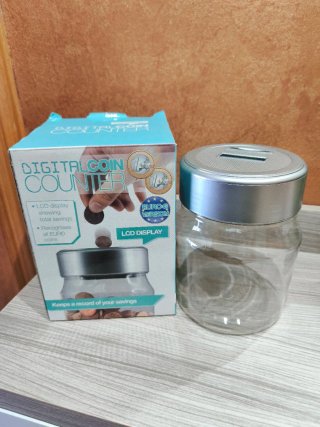 Hucha Contador Digital Euro