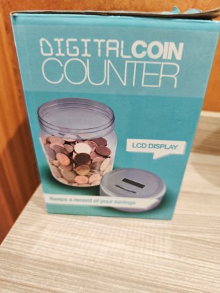Hucha Contador Digital Euro