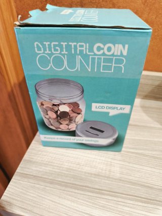 Hucha Contador Digital Euro