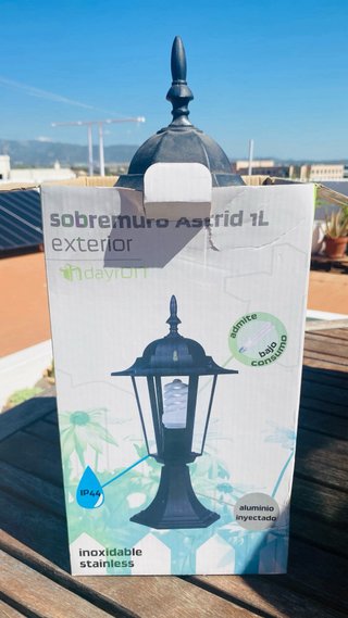 2 Lámparas de Exterior Estilo Farol