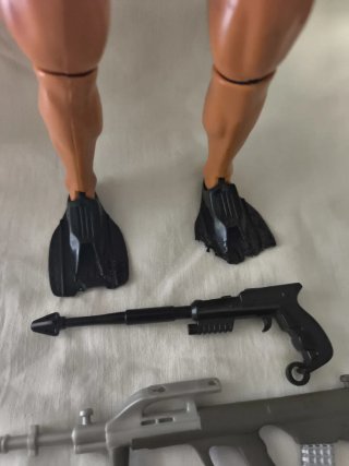 Figura Action Man con 3 Armas