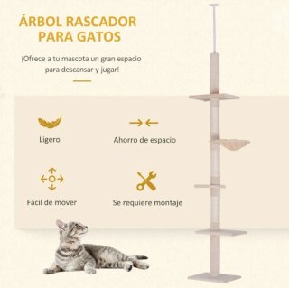 Árbol rascador para gatos