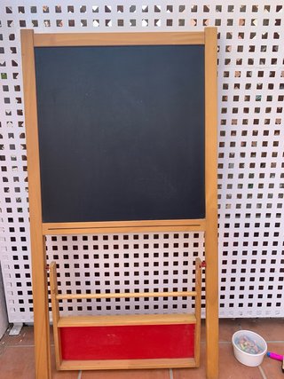 Pizarra doble cara Ikea plegable