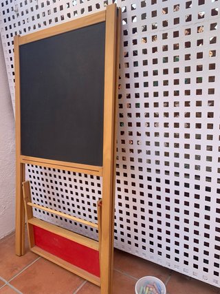 Pizarra doble cara Ikea plegable