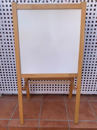 Pizarra doble cara Ikea plegable