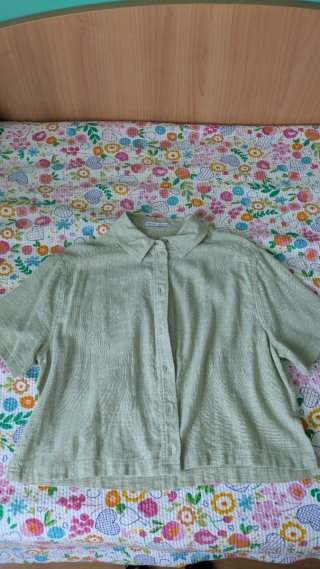 Camisa Verde Bershka