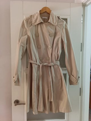 Gabardina Beige Mujer