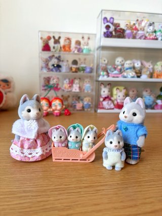 Familia de figuras Sylvanian Families