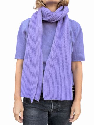 Sciarpa 100% Cachemire Viola