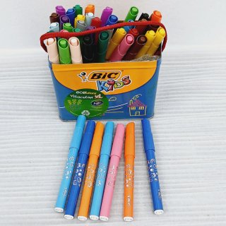 Cubo 44 Rotuladores BIC Kids Visacolor XL