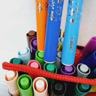 Cubo 44 Rotuladores BIC Kids Visacolor XL