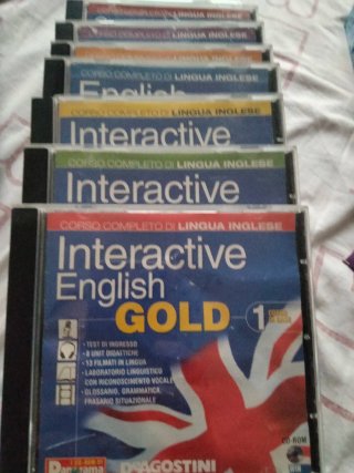 CDs Inglés Italiano Interactive English GOLD
