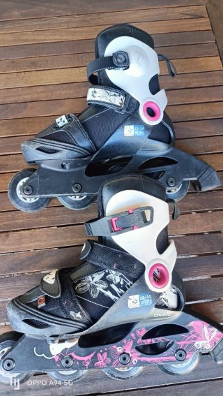 Patines en línea infantiles Oxelo talla 32-34